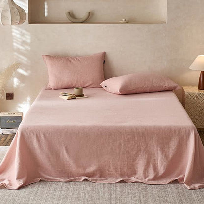 Couette en gaze de coton double épaisseur unie