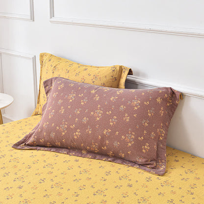 Couvre-lit confortable en gaze de coton jacquard teint en fil