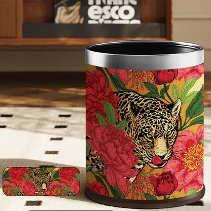 Poubelle en cuir robuste de Forest Tiger
