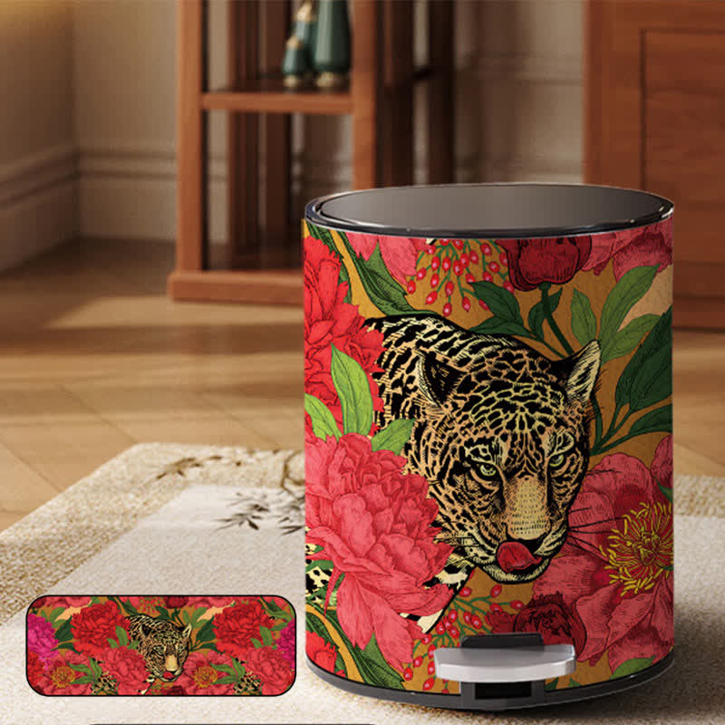 Poubelle en cuir robuste de Forest Tiger