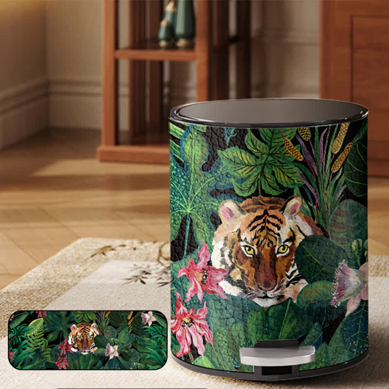 Poubelle en cuir robuste de Forest Tiger