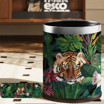 Poubelle en cuir robuste de Forest Tiger