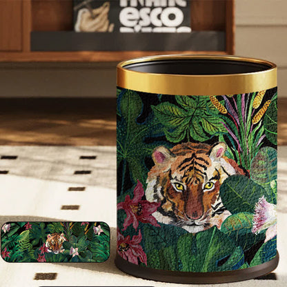 Poubelle en cuir robuste de Forest Tiger