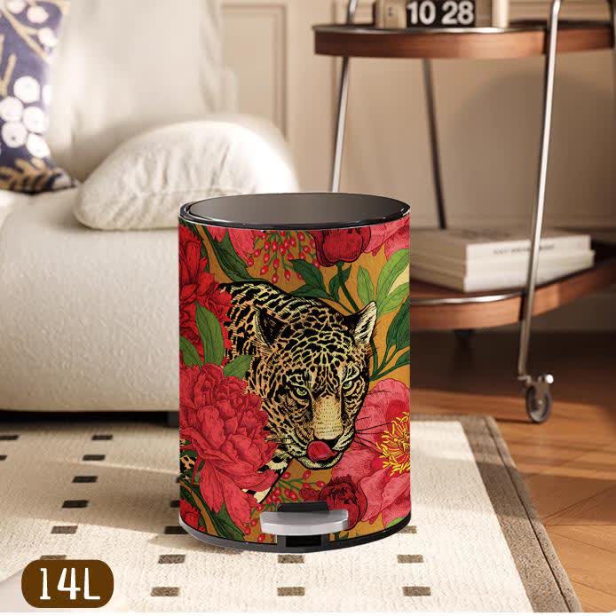 Poubelle en cuir robuste de Forest Tiger