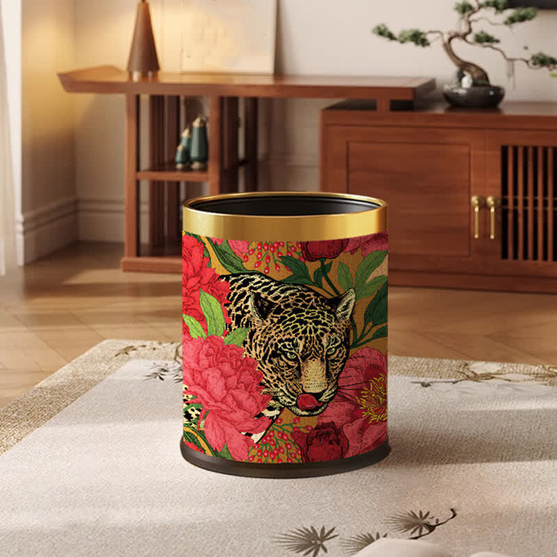 Poubelle en cuir robuste de Forest Tiger