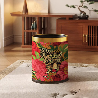 Poubelle en cuir robuste de Forest Tiger