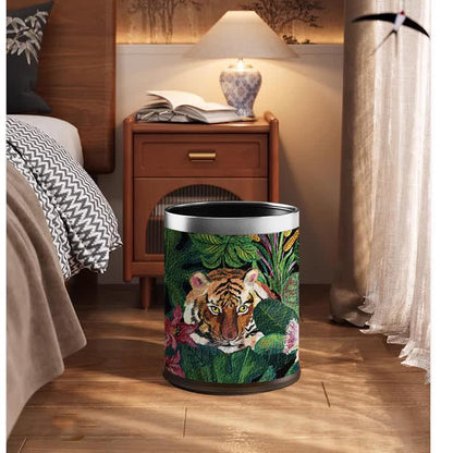 Poubelle en cuir robuste de Forest Tiger
