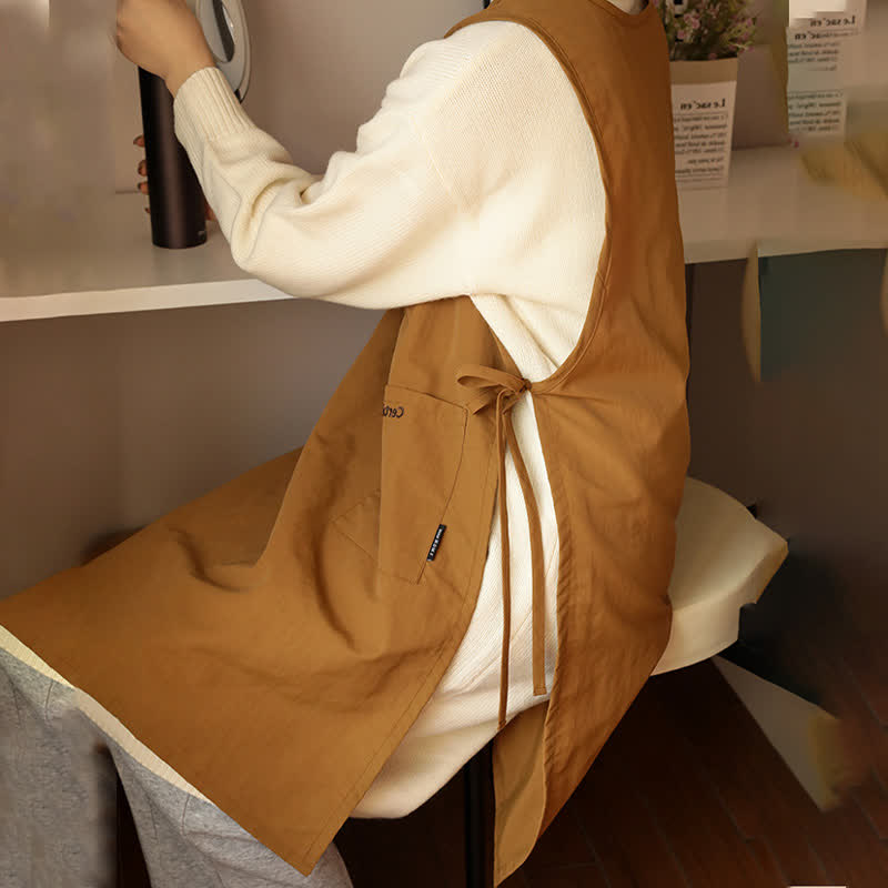 Tablier imperméable ample pour la maison, la cuisine et le jardin