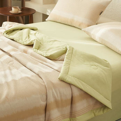 Linge de lit doux en pur coton au style simple