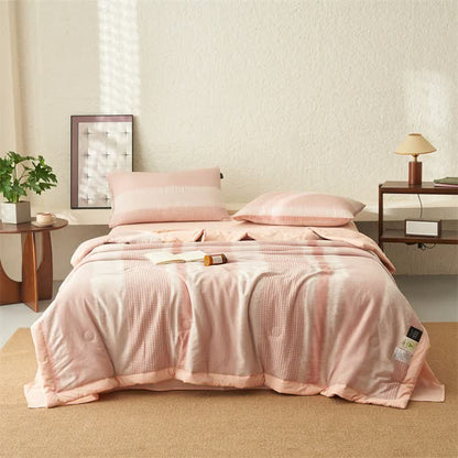 Linge de lit doux en pur coton au style simple