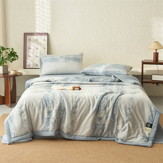 Linge de lit de style simple en jacquard de pur coton