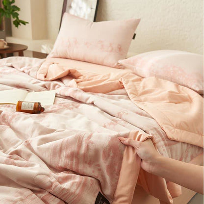 Linge de lit de style simple en jacquard de pur coton