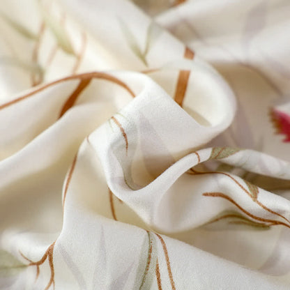 Ensemble pyjama en satin respirant à manches longues