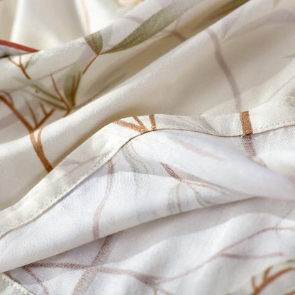 Ensemble pyjama en satin respirant à manches longues