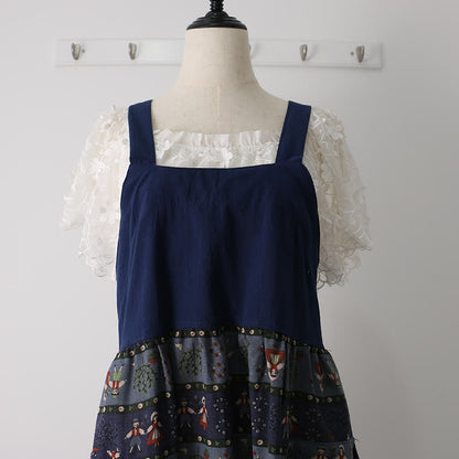 Tablier en coton à motif vintage pour la maison et la cuisine