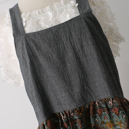 Tablier en coton à motif vintage pour la maison et la cuisine