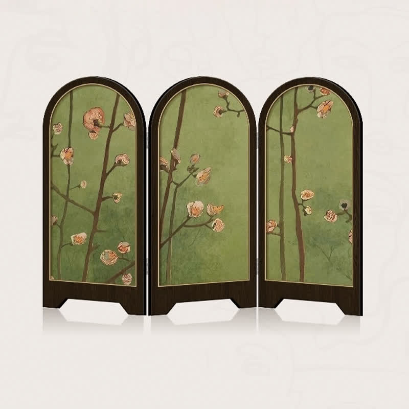 Paravent décoratif pliable de style rural pour le bureau