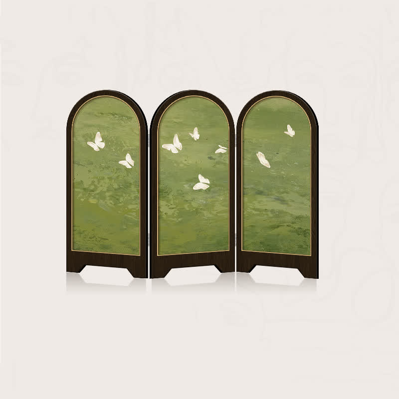 Paravent décoratif pliable de style rural pour le bureau