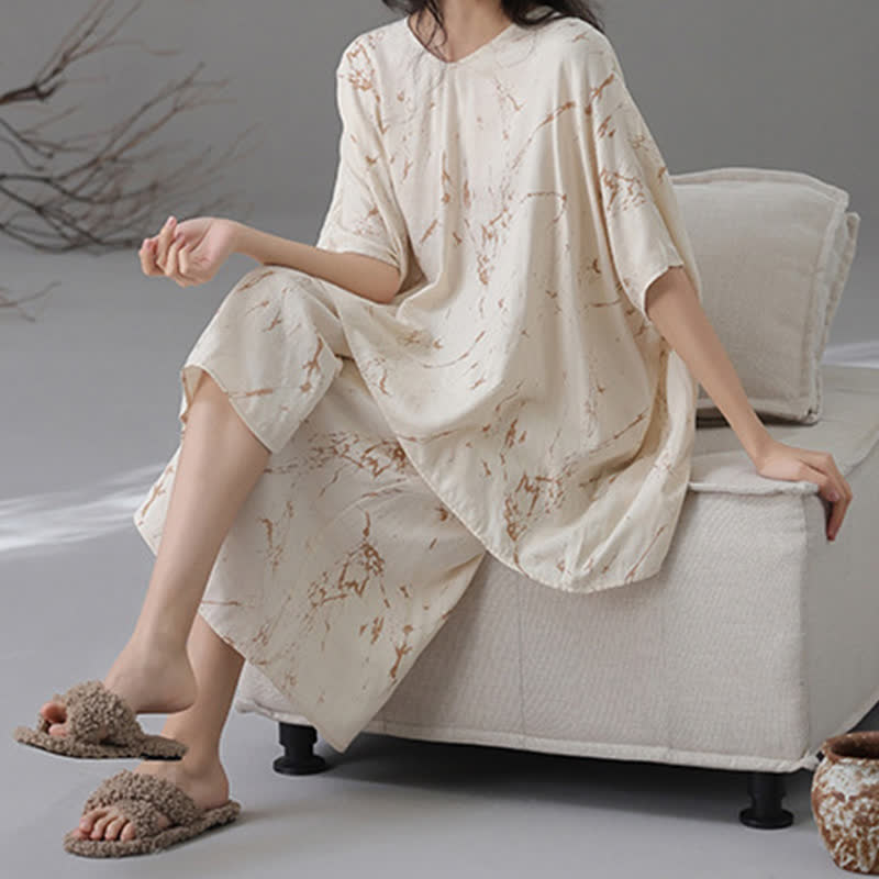 Ensemble de vêtements d'intérieur amples et doux en fibre de bambou