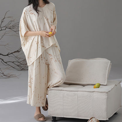 Ensemble de vêtements d'intérieur amples et doux en fibre de bambou