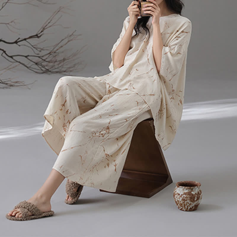 Ensemble de vêtements d'intérieur amples et doux en fibre de bambou