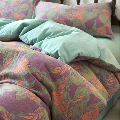 Ensemble de draps en gaze de coton double épaisseur (4 pièces)