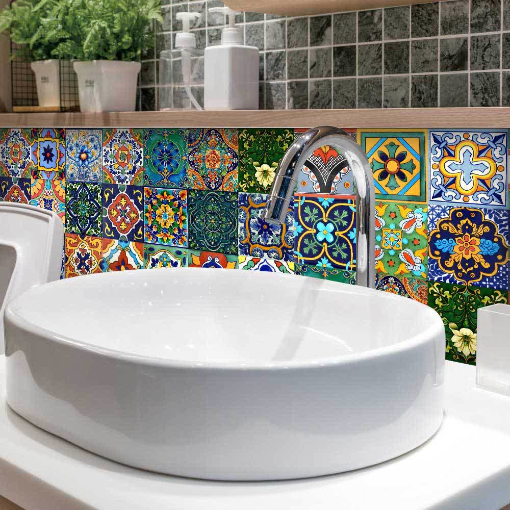 Autocollants muraux DIY de style marocain