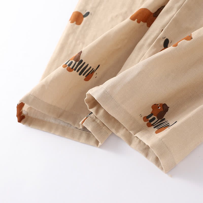 Ensemble pyjama pour chien mignon en pur coton