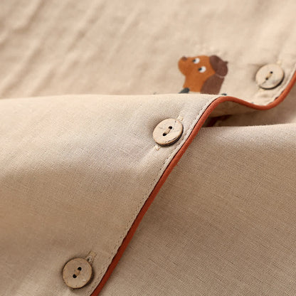 Ensemble pyjama pour chien mignon en pur coton