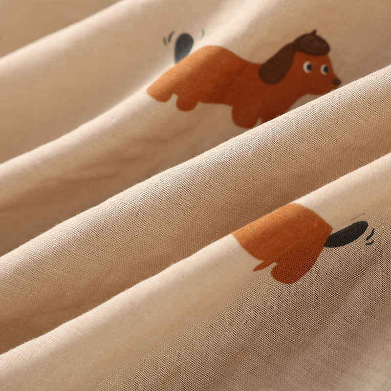 Ensemble pyjama pour chien mignon en pur coton