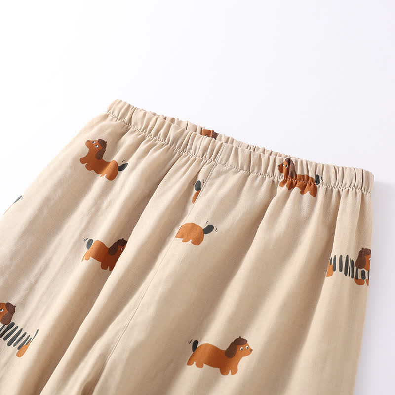 Ensemble pyjama pour chien mignon en pur coton