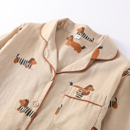 Ensemble pyjama pour chien mignon en pur coton