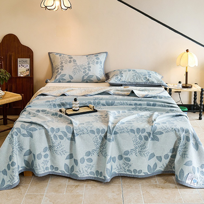 Couette légère et douce en pur coton de style campagnard