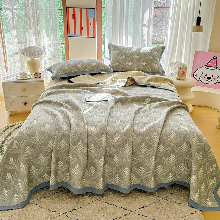 Couette confortable en pur coton avec épis de blé