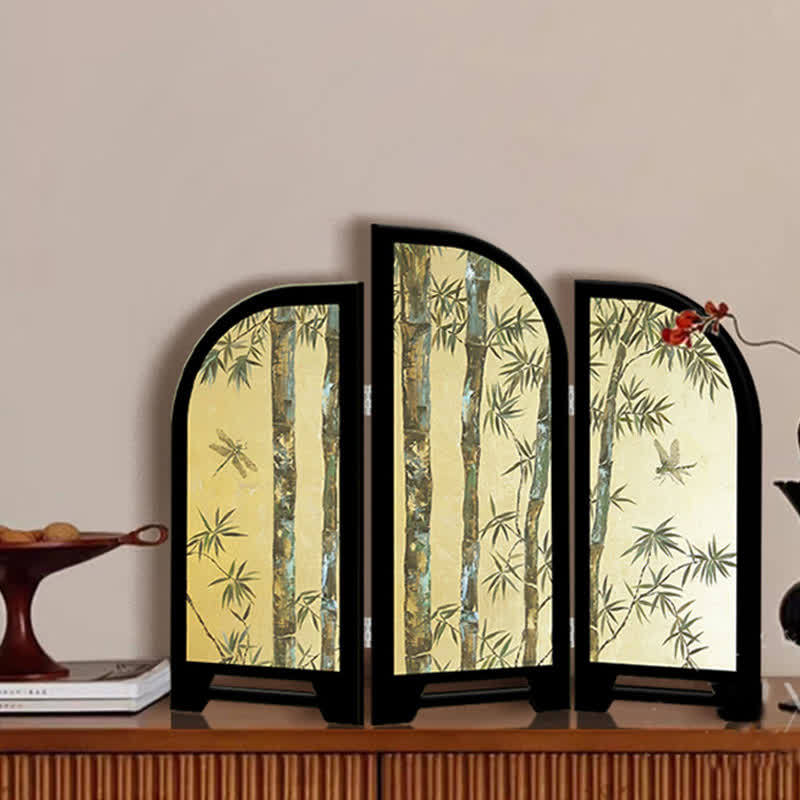 Décoration de bureau pliable « Libellule rurale »
