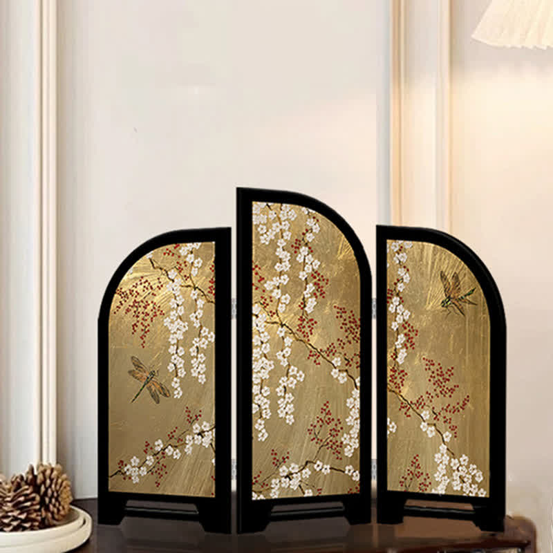 Décoration de bureau pliable « Libellule rurale »