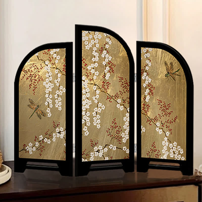 Décoration de bureau pliable « Libellule rurale »