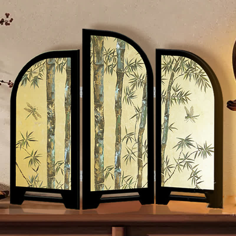 Décoration de bureau pliable « Libellule rurale »