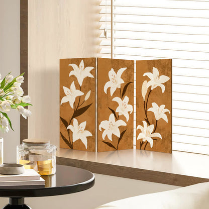 Décoration de bureau pliable en acrylique floral