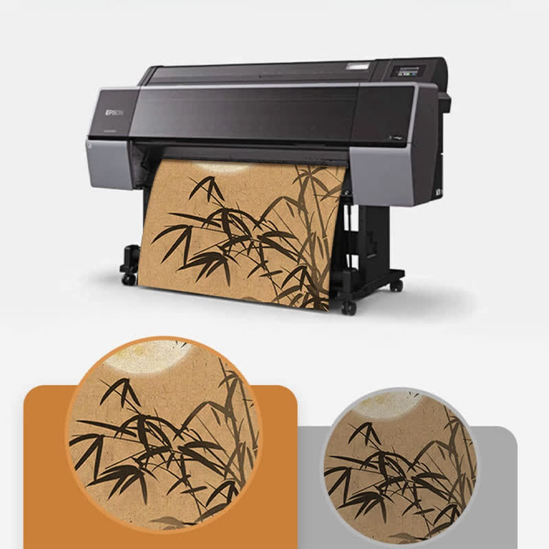 Paravent pliant en bambou de style vintage, ornement de bureau