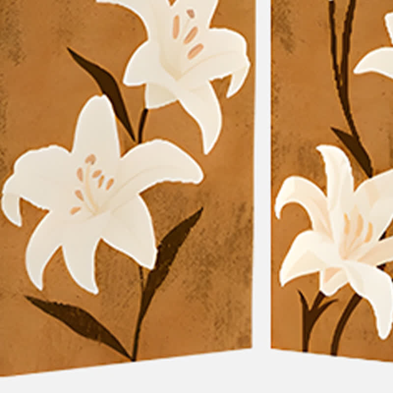 Décoration de bureau pliable en acrylique floral