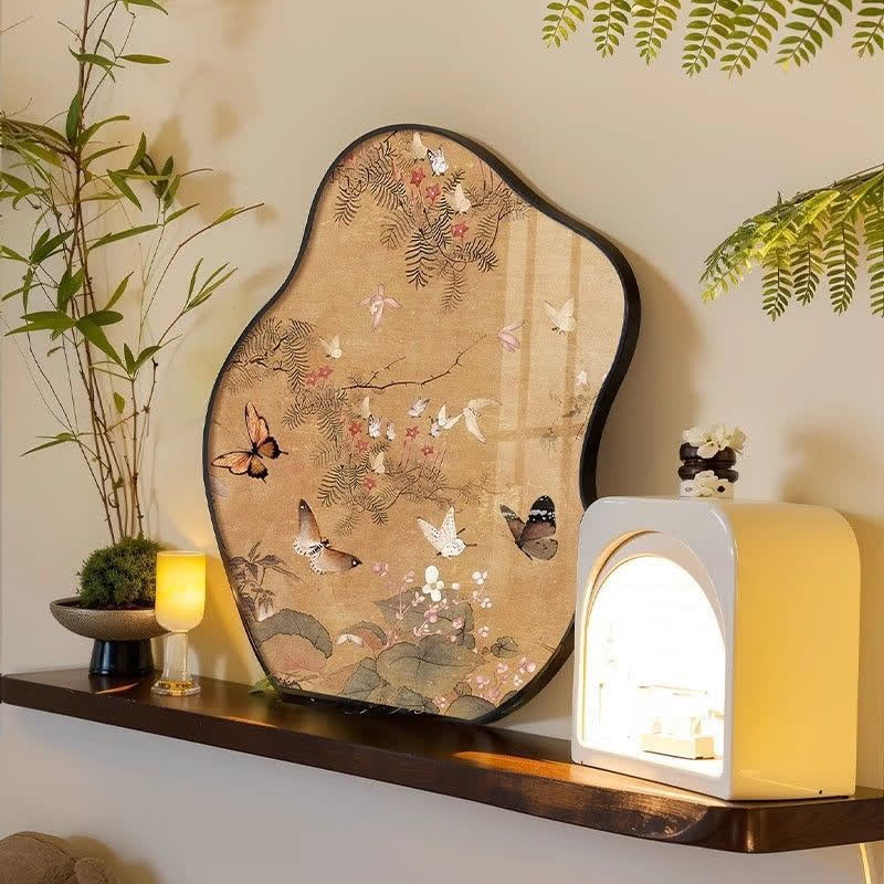 Peinture de décoration de bureau de papillon rural