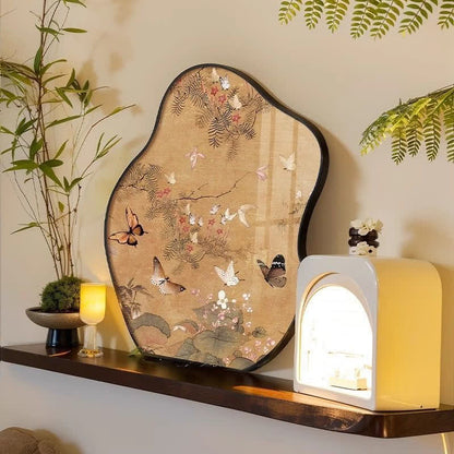 Peinture de décoration de bureau de papillon rural