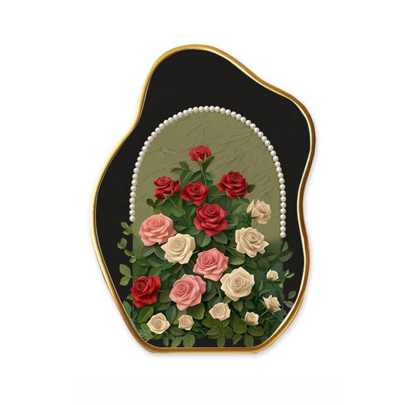 Décoration de bureau en forme de rose rurale