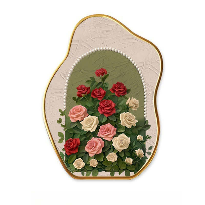 Décoration de bureau en forme de rose rurale