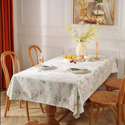 Nappe imperméable et anti-plis motif pie pastorale