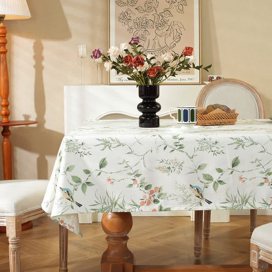 Nappe imperméable et anti-plis motif pie pastorale