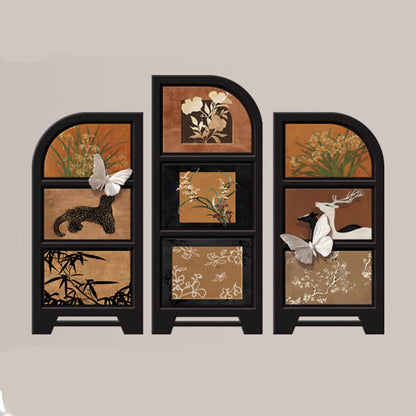 Décoration de bureau pliable style rétro rural