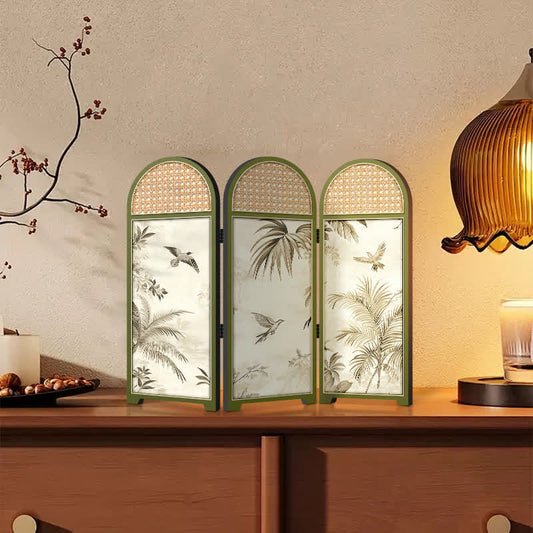 Décoration de bureau pliable en bois avec oiseau volant
