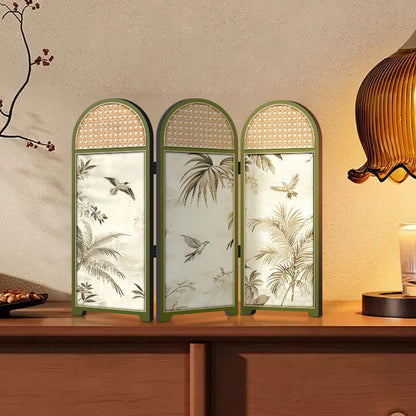 Décoration de bureau pliable en bois avec oiseau volant